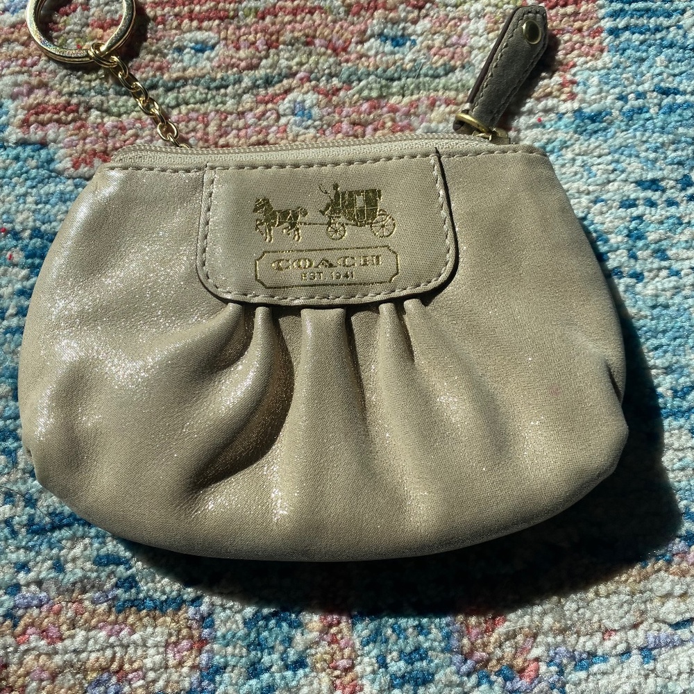 Coach Glitter Coin Purse